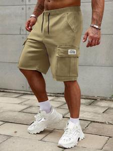 Pantalones Cortos Deportivos <span class=keywords><strong>para</strong></span> <span class=keywords><strong>Hombre</strong></span>, Sólidos, Transpirables, de Tela de Lona Ecológica, Cintura Media, Cierre con Cordón, Secado Rápido, Diseño con Múltiples Bolsillos - Product Image 5