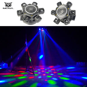 Nouveau produit : Lumière laser à faisceau rotatif à 6 bras, RGBW 4 en 1, 100W, tête mobile LED, effet lumineux pour discothèque, bar, DJ, fête à domicile - Product Image 4