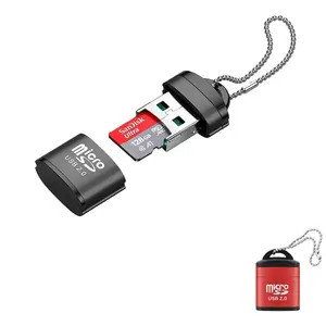 USB Micr SD TF kart okuyucu USB 2.0 Mini cep telefonu bellek kart okuyucu yüksek hızlı USB adaptörü için Laptop aksesuarları