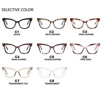 Lunettes optiques œil de chat tendance pour femmes, anti-lumière bleue, pour la lecture et la photographie de rue