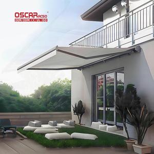 Auvents rétractables <span class=keywords><strong>pour</strong></span> jardins avec finition de voile thermolaquée <span class=keywords><strong>pour</strong></span> patios et balcons extérieurs en Europe, auvent cassette - Product Image 1