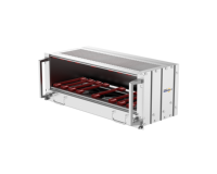 RDEKONO 19-Zoll 3U Aluminium-Legierung Steuerungsbox Subrack 160mm Board-Chassis Backplane CPCI ATCA VPX Server-Gehäuse/Rack/Schrank