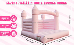 Château gonflable de 14 pieds, 100% PVC, château gonflable facile à installer, château gonflable extérieur pour les fêtes, les <span class=keywords><strong>vacances</strong></span>, le plaisir en plein air, <span class=keywords><strong>location</strong></span> commerciale - Product Image 4