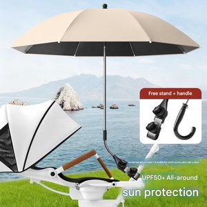 <span class=keywords><strong>Sombrilla</strong></span> <span class=keywords><strong>Universal</strong></span> para Cochecito de Bebé, Protección UV contra el Sol y la Lluvia, Giratoria, Compatible con Triciclos, Carritos para Niños, <span class=keywords><strong>Sombrilla</strong></span> Portátil de Regalo - Product Image 1