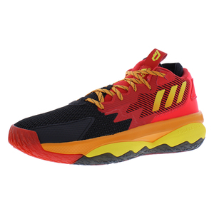 Adidas Dame 8 Mr Incredible Chaussures de basket-ball unisexes Core Black Team Yellow Vivid Red - Product Image 1