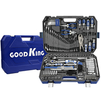GOODKING 169 Uds. Juego de herramientas mecánicas profesionales de alta calidad, reparación doméstica o automática, Kit de Llave combinada universal 11691