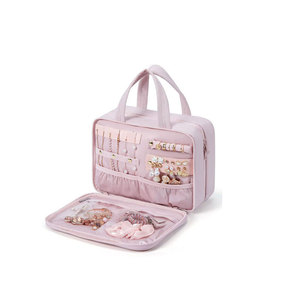 Borsa <span class=keywords><strong>da</strong></span> viaggio di grande capacità con <span class=keywords><strong>Organizer</strong></span> di gioielli <span class=keywords><strong>da</strong></span> <span class=keywords><strong>appendere</strong></span> borse per il trucco trapuntate - Product Image 6