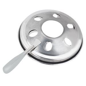 Nồi Lẩu Shabu Shabu Bằng Thép Không Gỉ Có Đầu Đốt Cồn & Nắp Nồi Lẩu <span class=keywords><strong>Mini</strong></span> Nồi Cắm Trại Để Cắm Trại/Đi Bộ Đường Dài Súp & Nồi Kho - Product Image 4