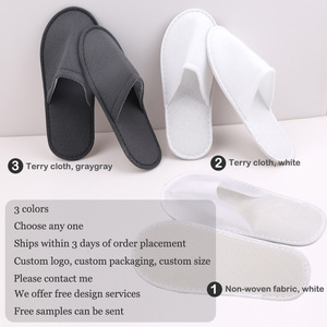 ओएम थोक होटल सुविधाओं में कम मोक सस्ते डिस्पोजेबल स्पा चप्पल - Product Image 2