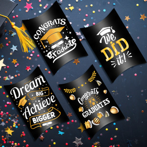 Boîte Cadeau de Luxe en Carton pour Cérémonie de Remise des Diplômes, en Forme de Bonbon, pour Fête de Remise des Diplômes, Boîtes Cadeaux en Papier pour Friandises - Product Image 1