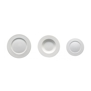 Burlesque Porcelain Tableware <b>Set</b> 18 Piece <b>Dinnerware</b> Service - Product Image 1