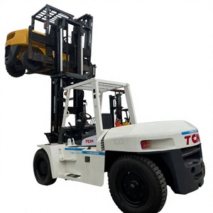 Montacargas Diésel TCM FD100 con Mástil de Tres Etapas, Neumáticos Neumáticos, Operación con Asiento, Uso en Interiores, Planta de Fabricación - Product Image 1