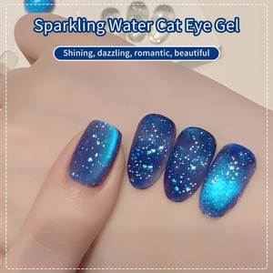 Esmalte de Uñas Magnético UV con Brillo Cristalizado y Efecto Ojo de Gato, Tendencia en Moda - Product Image 1