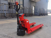 Chariot élévateur électrique de 1,5 tonne avec balance, capacité de 2000 kg, chariot à palettes en acier, alimenté par batterie au lithium, durable et efficace