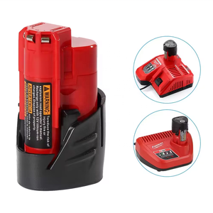 Rhy Thay Thế <span class=keywords><strong>10.8V</strong></span> 12V Formilwaukeess <span class=keywords><strong>Lithium</strong></span>-Ion Có Thể Sạc Lại Pin Cho Công Cụ Điện Không Dây Khoan Bộ MI12-1 Hb3 - Product Image 6