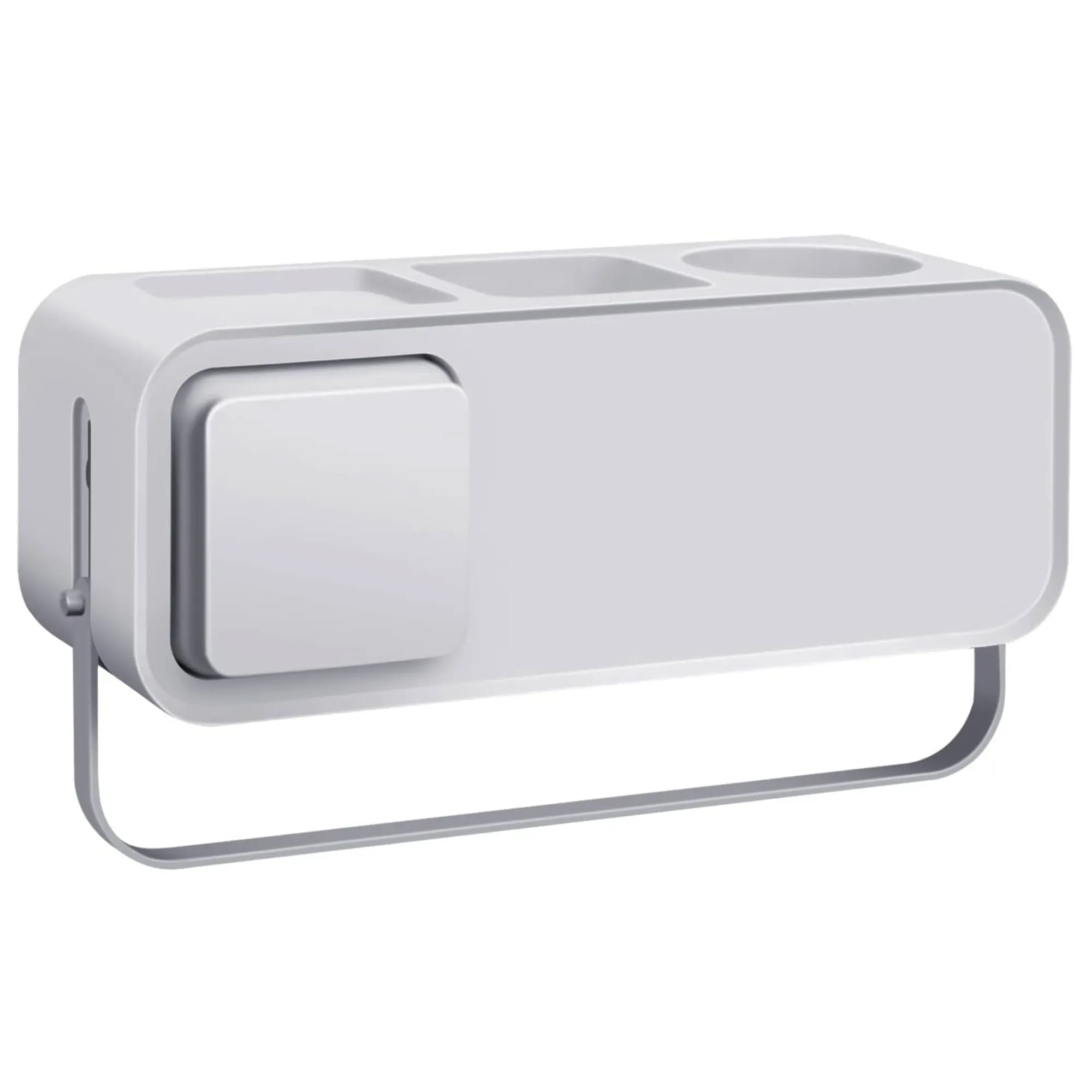 Whiteboard Accessoire Houder 24X9 Cm, Markeerhouder Met Één Magnetisch Whiteboard Gum