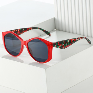 <b>Large</b> <b>Frame</b> Irregular Color Sun Glasses Men and Women Custom Sunglasses 2023 UV400 - Product Image 2