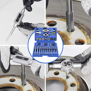 Juego de Machos y Terrajas Podofo de 32 Piezas, Métrico, M3-M12, Herramienta Manual para Roscado, de Alta Calidad, Acero Aleado Integral - Product Image 5