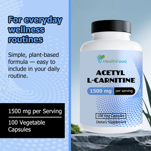 Private Label Acetyl L-Carnitine Capsules with Hypromellose Support Cognitive Function and Attention Vegetable Capsules - Product Image 3