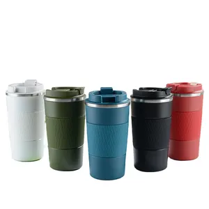 Travel Mug Insulated Coffee Cup with Leakproof Lid - Vacuum Insulation Stainless Steel for Hot and Cold Water Coffee and Tea