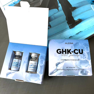Vial de Péptido de Cobre Azul GHK-Cu al 99.99% para Sérum Facial Antienvejecimiento, Hidratante y Reparador para el Cuidado de la Piel con Células Madre - Product Image 3