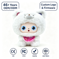 Robot compagnon IA interactif, jouet en peluche émotionnel avec dialogue vocal, contrôle vocal, cadeau éducatif STEM pour enfants de 8 ans et plus, OEM