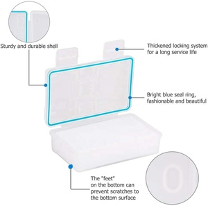 Caja de almacenamiento de batería impermeable multifunción para caja de tarjeta de memoria SD MSD - Product Image 4