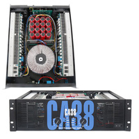 XIY - Amplificadores de DJ Estéreo Profesionales CA38 de Alta Potencia, 1200W+1200W, 4/8 Ohmios, Metálicos, Más Vendidos