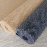 Tapis d'Extérieur Nervuré Gris, Rouleau de Tapis Beige pour Mariage et Chemin d'Escalier Rouge Intérieur Extérieur