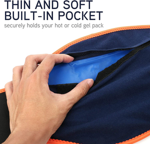 Pack de glace en Gel pour le soulagement des douleurs dorsales, Packs de glace chaude et froide, ceinture pour les blessures dorsales, sciatique, douleur nerveuse, colonne vertébrale - Product Image 2