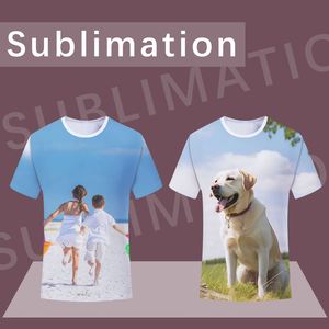 T-shirt imprimé sur toute la surface, 100% polyester, toucher coton, design par sublimation, t-shirts unisexes, impression intégrale - Product Image 6