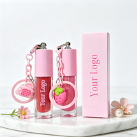 Ensemble de gloss à lèvres liquides mignons à marque privée, effet mat, pailleté, végétalien, waterproof, longue tenue, hydratant, huile à lèvres minérale scintillante