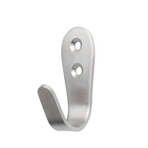 Stainless Steel <b>Wall</b> <b>Hook</b> Single Heavy Duty Rust Resistant Minimalist Design Rectangle Shape 6325 - Product Image 1