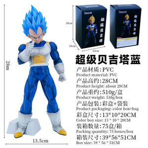 Nouvelle <span class=keywords><strong>figurine</strong></span> de collection <span class=keywords><strong>Dragon</strong></span> DBZ Anime en PVC de 20 cm, modèle de poupée Son Goku et <span class=keywords><strong>Vegeta</strong></span>, <span class=keywords><strong>figurine</strong></span> d'action, jouets de dessin animé - Product Image 6