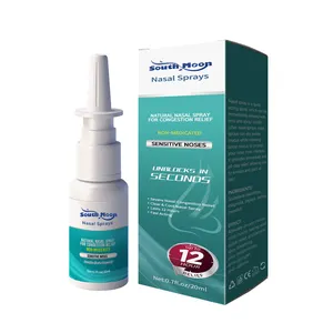 Herbal Nasal Spray Rhinitis Sinusitis Relieve Nasal Congestion Runny Nose Discomfort Cleaning Nasal Cavity Health Care