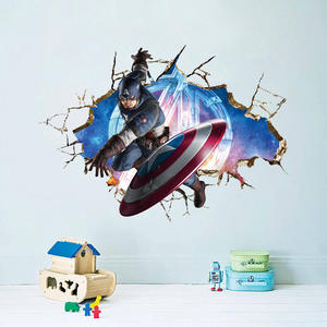 Adesivi murali di Spiderman per camerette dei bambini, soggiorno, decorazione, cartoni animati, film, murales, decorazioni murali - Product Image 1