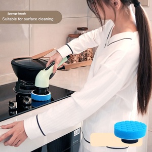 Cepillo de Limpieza Eléctrico Inalámbrico ABS 9 en 1 para el Hogar, Cepillo Giratorio para Limpieza de Baños con Mango Largo - Product Image 3