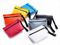 Sac de rangement imperméable en PVC avec fermeture éclair, écologique, pour l'extérieur, multi-couleurs, portable