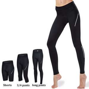 Pantalones cortos de bicicleta de montaña para hombre y <span class=keywords><strong>mujer</strong></span>, con almohadilla de Gel, sin costuras - Product Image 6