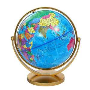 डेस्कटॉप स्पिनिंग ग्लोब्स ज्योग्राफिक टीचिंग इंटरैक्टिव वर्ल्ड मैप ग्लोब्स प्लास्टिक वर्ल्ड ग्लोब - Product Image 5