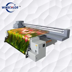 Máquina de impressão em vidro de cama plana Máquina de impressão UV Impressora plana UV de grande formato