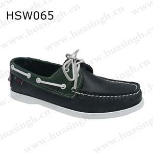 XC, <span class=keywords><strong>suola</strong></span> in gomma rosso scuro per il tempo libero mocassino <span class=keywords><strong>scarpe</strong></span> stringate antiscivolo piselli <span class=keywords><strong>con</strong></span> lacci in pura pelle HSW064 - Product Image 6