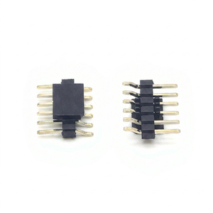 2.0mm Pitch Pin header Connector Single Row Right Angle SMT With Side Cover 1*6P - Product Image 1