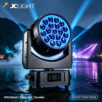 Projecteur LED motorisé étanche IP65 19x80W 19x120W Bee Eye RGBW 4-en-1 avec zoom pour extérieur