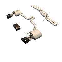 Système d'échappement CatBack personnalisé en acier inoxydable pour Audi RS6/RS7 C8 4.0T 2008-2010 avec silencieux et embouts Wnti