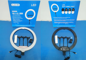 Anneau lumineux de 18 pouces et 22 pouces avec trépied, lumière circulaire LED à intensité variable pour <span class=keywords><strong>TikTok</strong></span>/Live Stream/Maquillage/YouTube - Product Image 5