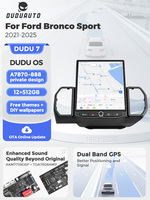 DUDUAUTO DUDU7 A7870 AKM7739 DSP TDA7808 Amplificateur QLED pour Ford Bronco Sport 2021-2025 CX430