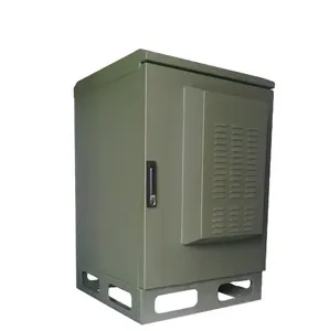 16U IP65 outdoor galvanized telecom cabinet waterproof metal junction box with air conditioner SK-211