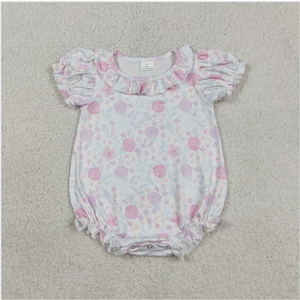 Romper para Bebés Niñas, Modelo SR4023, con Estampado Floral Morado - Product Image 5