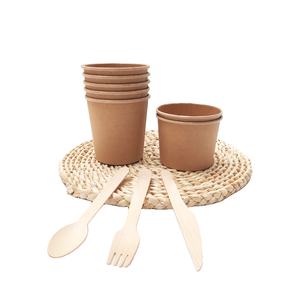 ชามซุปกระดาษแบบใช้แล้วทิ้งขนาด20ออนซ์ถ้วยกระดาษคราฟท์สำหรับเรือ - Product Image 3